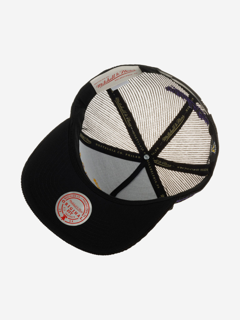 Бейсболка с сеточкой MITCHELL NESS HHSS6006-LAKYYPPPBLCK Los Angeles Kings NHL (черный)
