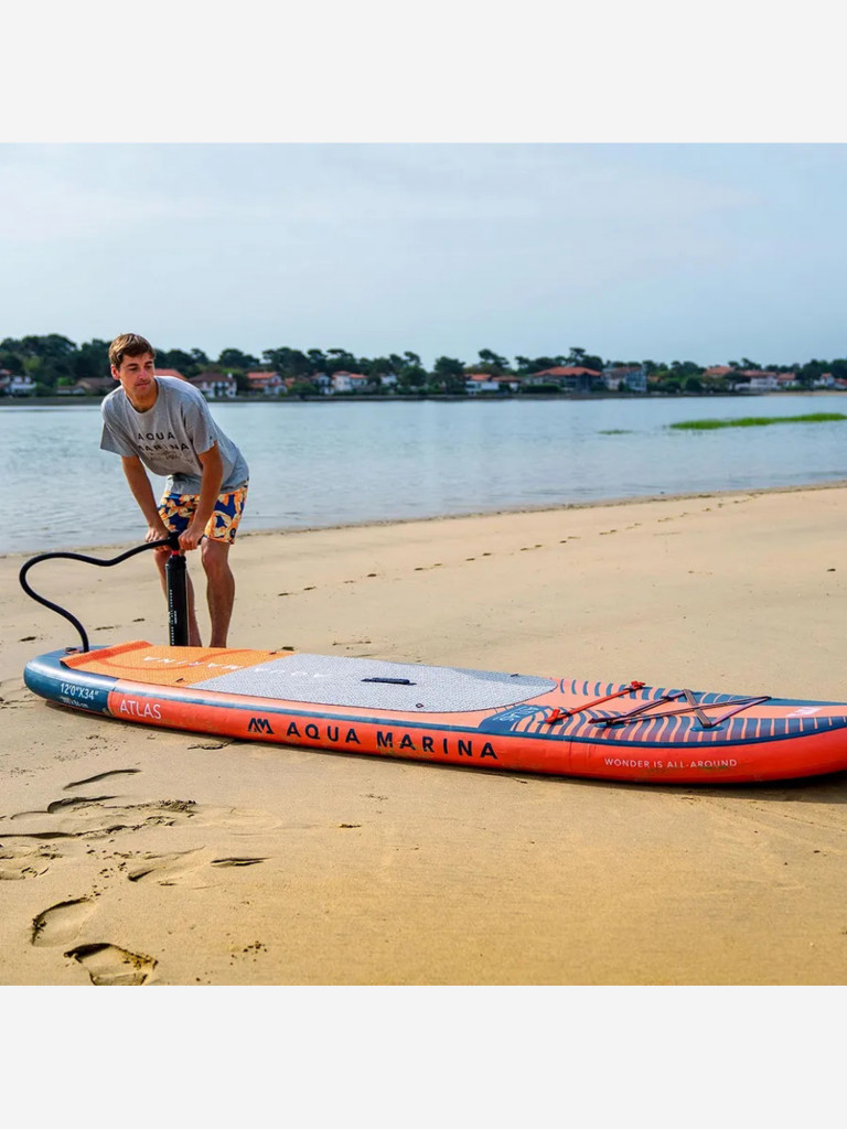 BT-23ATP SUP-доска "Atlas" 366х86х15см, насос, лиш, киль, ремнабор, сумка, до 180кг