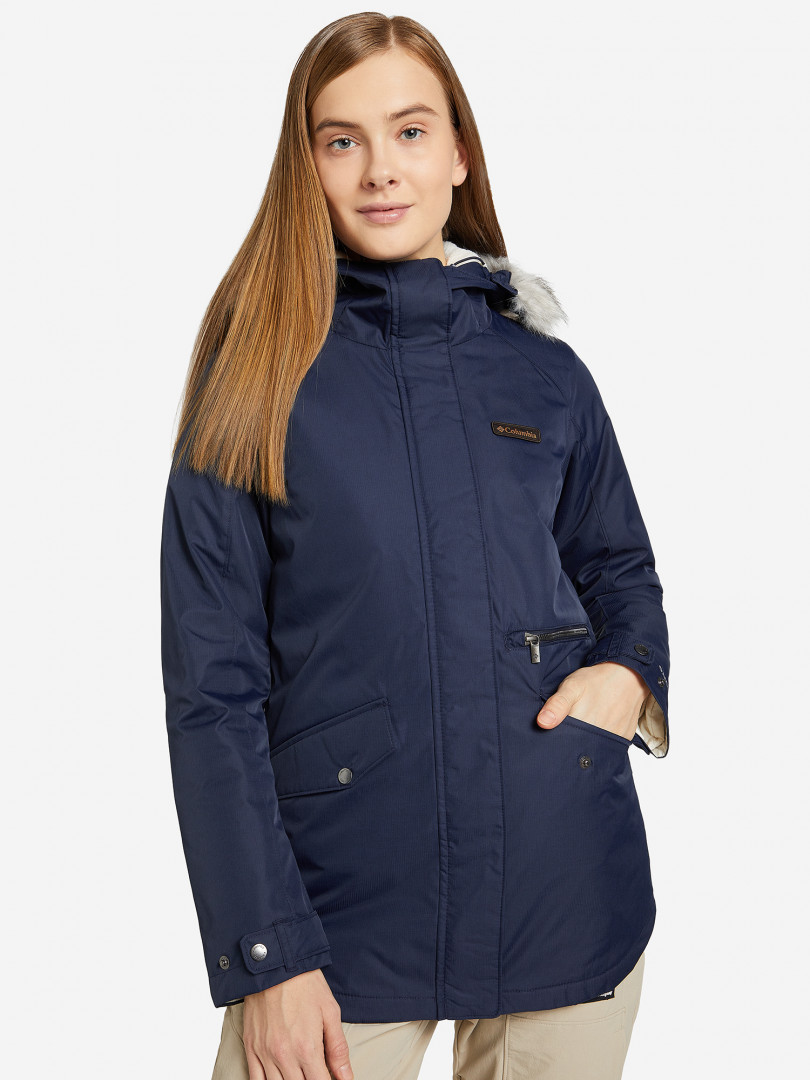 фото Куртка утепленная женская columbia suttle mountain jacket, синий