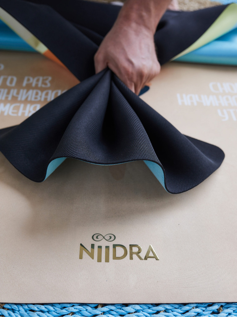 Коврик для йоги NiiDRA Утро классический