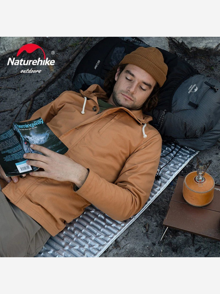 Коврик туристический Naturehike 193х65х1,8 см, IXPE, серый
