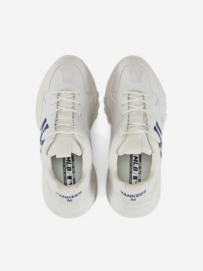 Кроссовки массивные низкие MLB Big Ball Chunky 3D New York Yankees Белые