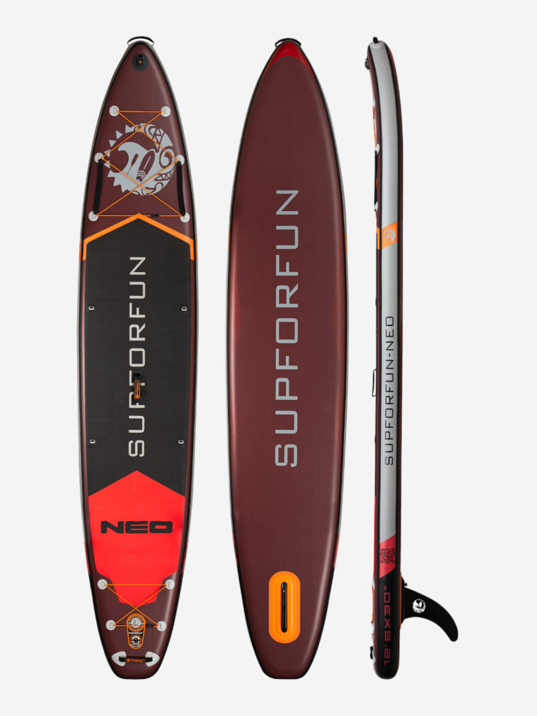 Cап борд надувной SUPFORFUN NEO 12.6 381х76х15 в максимальной комплектации.