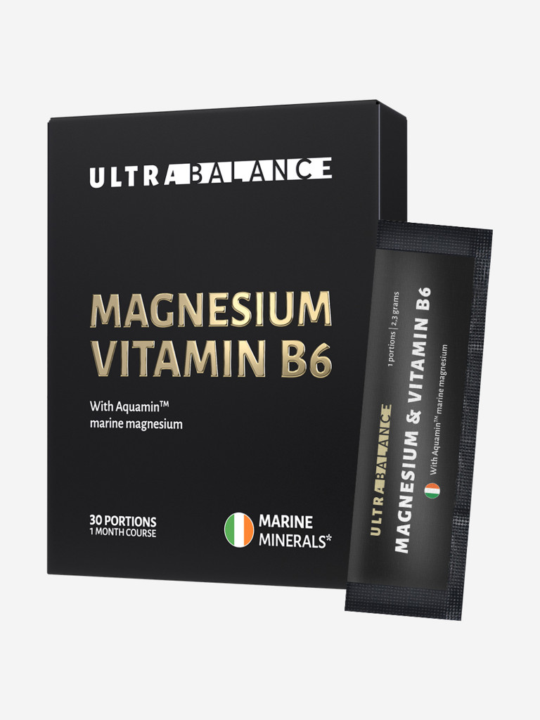 Морской магний В6 UltraBalance витамины для мужчин и женщин, 30 саше
