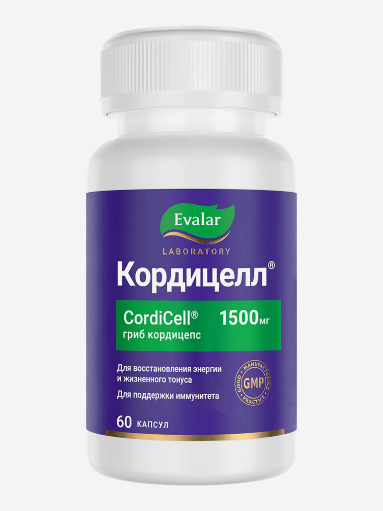 Кордицелл Evalar Laboratory 60 капсул
