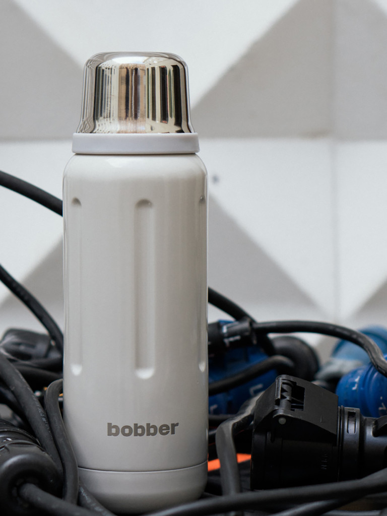 Термос вакуумный для напитков BOBBER Flask 770 мл, тепло до 36 часов, серый