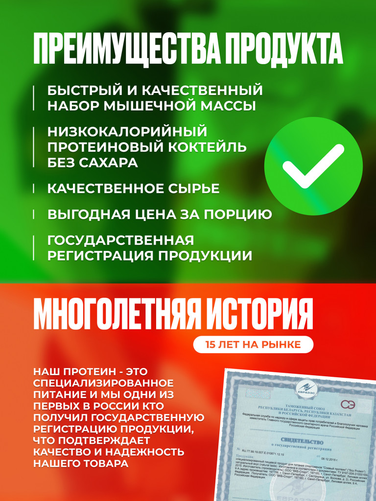 Протеин Соевый для похудения и набора набора мышечной Soy Isolate PUREPROTEIN 900г, Натуральный вкус