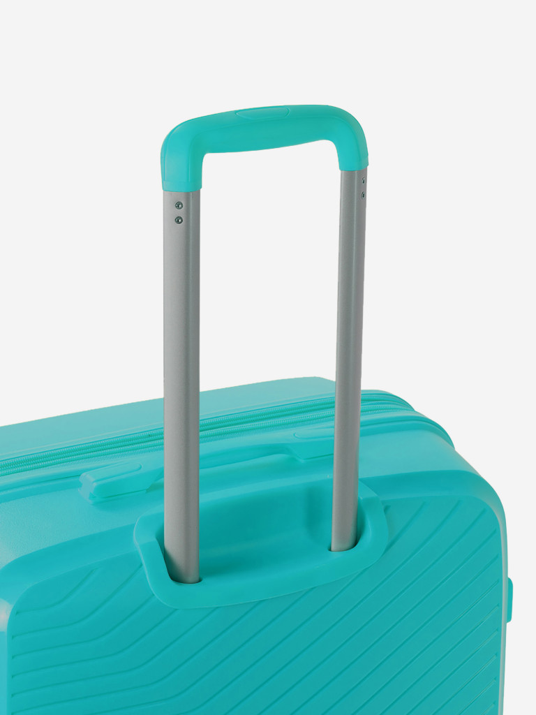 Чемодан на колесах L бирюзовый Feelway