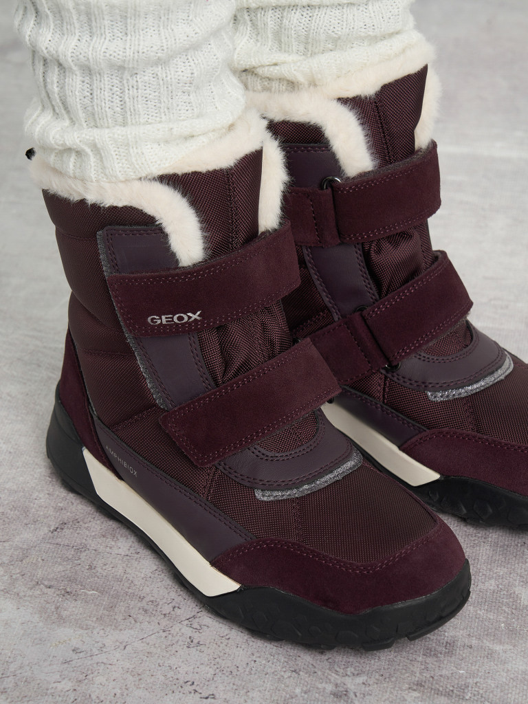 Сапоги утепленные для девочек Geox Trekkyup