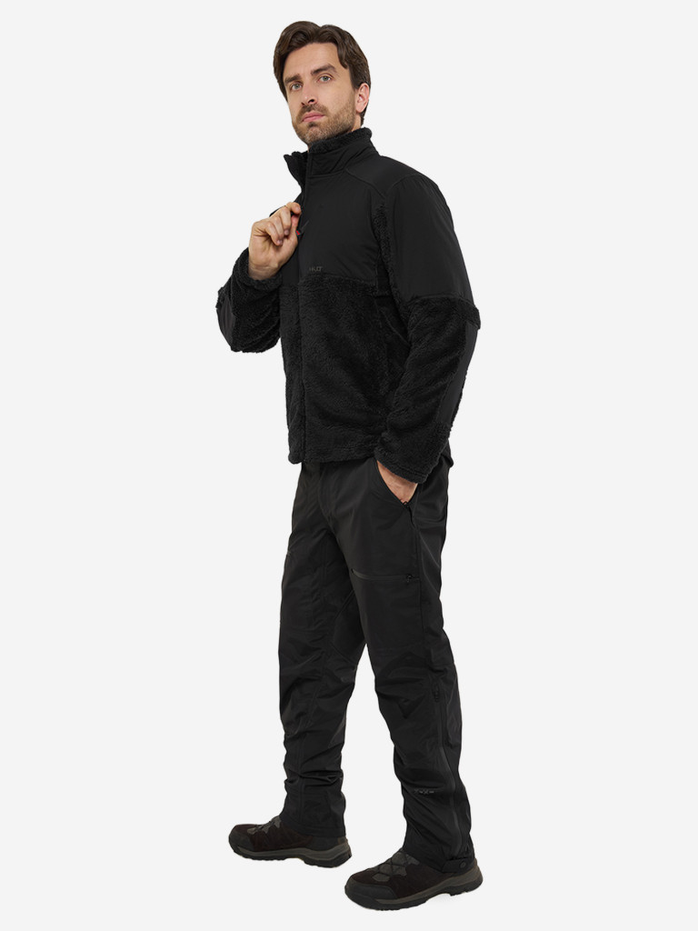 Кофта мужская HUT BORON на молнии для охоты, черная