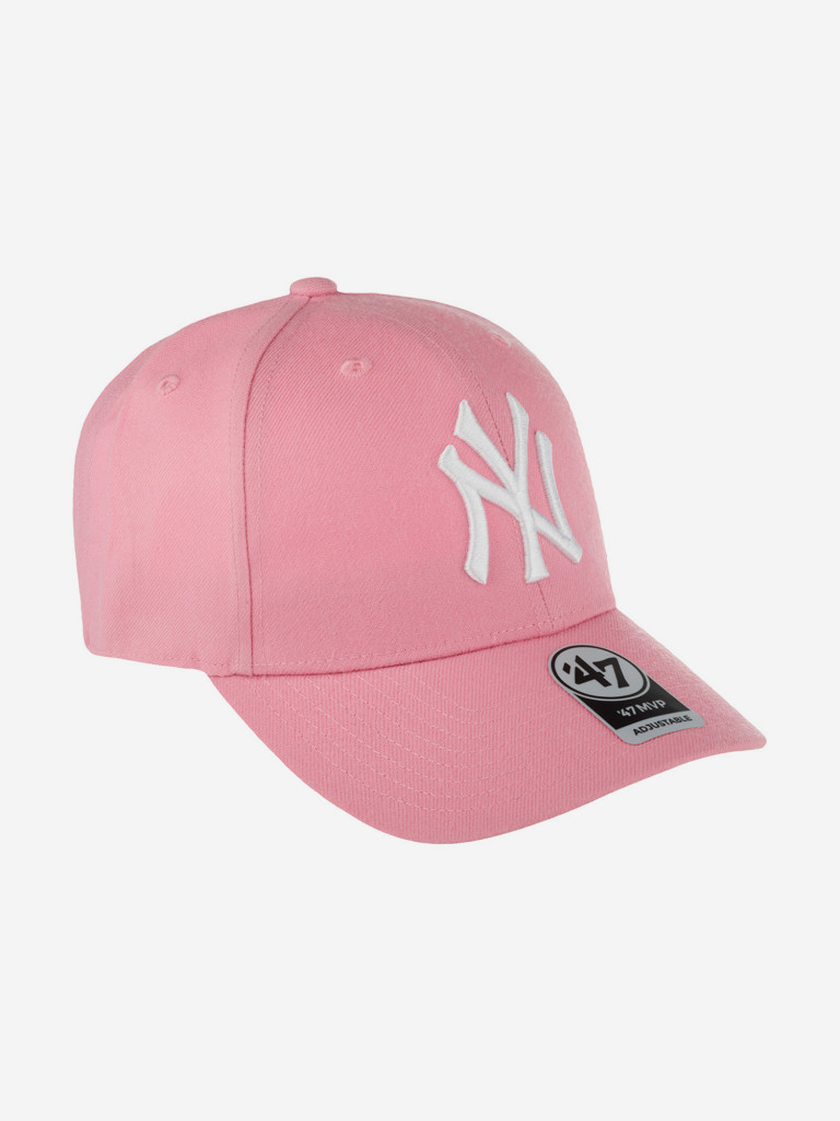 Бейсболка 47 BRAND B-MVPSP17WBP-RS New York Yankees MLB (розовый)