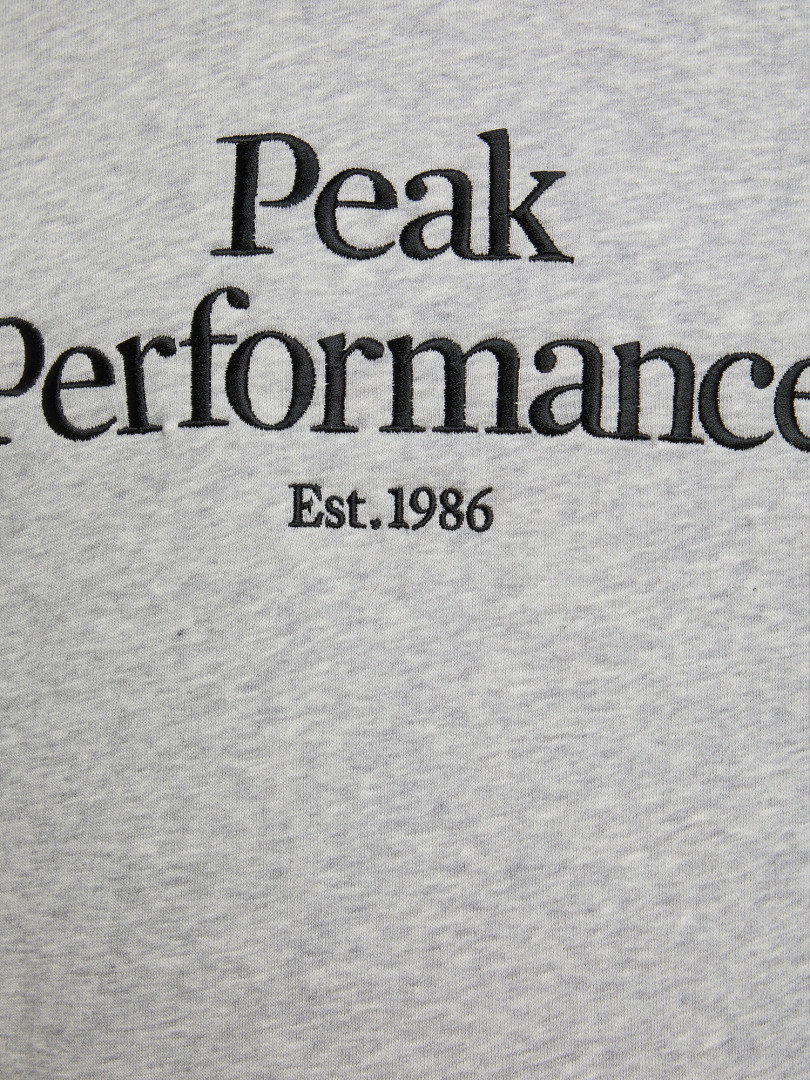 фото Худи мужская peak performance original, серый