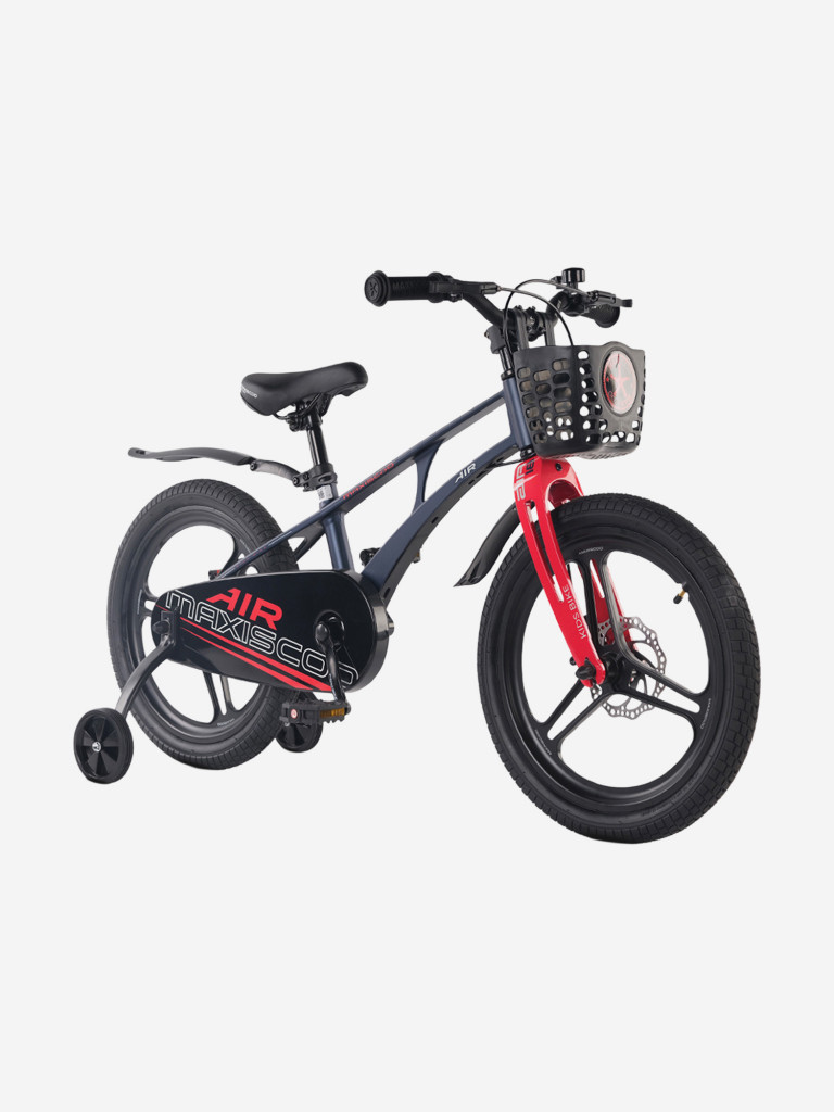 Велосипед детский Maxiscoo AIR PRO 18'' черный матовый, 2026