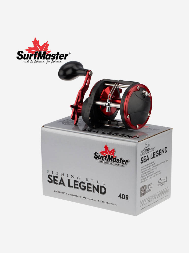 Катушка мультипликаторная Surf Master Sea Legend 40R