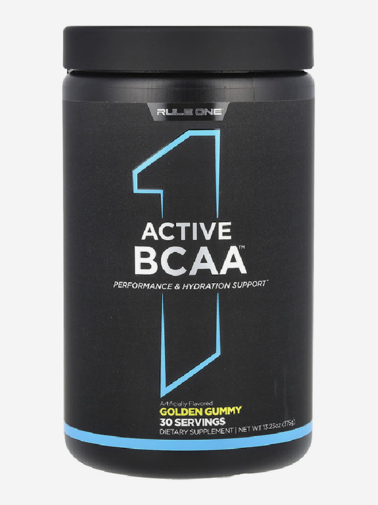 Аминокислоты Rule 1 Active BCAA , 375 г, Золотистый мармелад