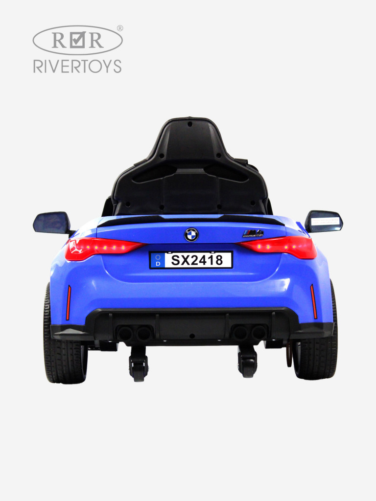 Детский электромобиль RIVERTOYS BMW M4 (A004AA) синий