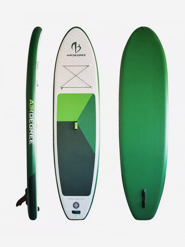 Прогулочный надувной сапборд Air Degree 10'6"х32"х6" green