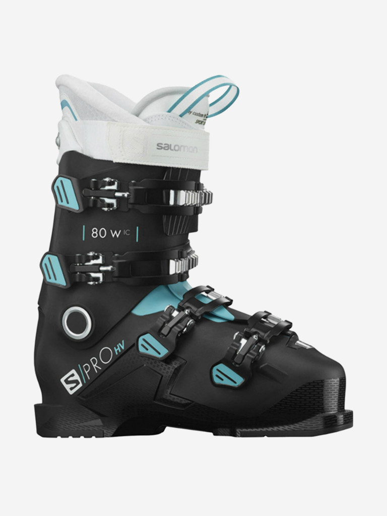 Горнолыжные ботинки Salomon S/Pro HV 80 W Black/Scuba Blue 20/21