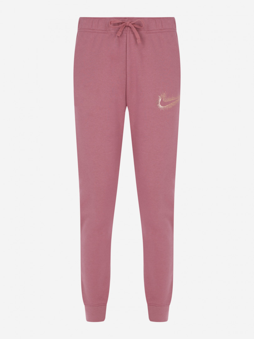 фото Брюки женские nike club fleece, розовый