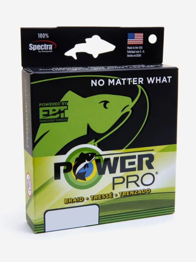 Леска плетеная Shimano PowerPro длина 135 м, диаметр 0,13 мм, разрывная нагрузка 8 кг