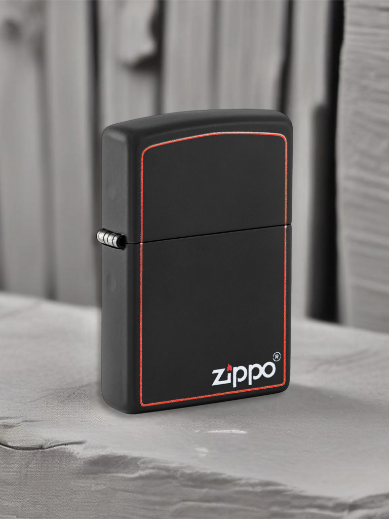 Зажигалка бензиновая ZIPPO 218ZB Classic Black Matte