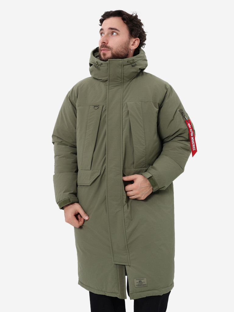 Парка длинная зимняя мужская Seal Long Puffer Parka Alpha Industries