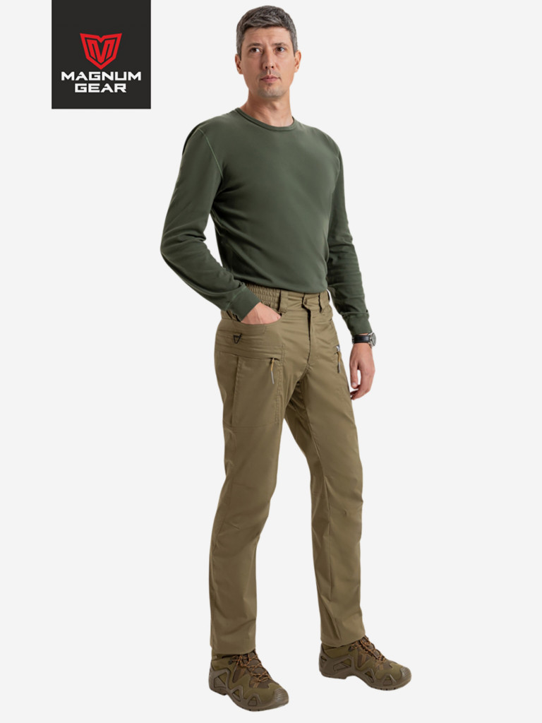 Брюки для рыбалки и охоты MAGNUM GEAR ATLAS PRO темный песок
