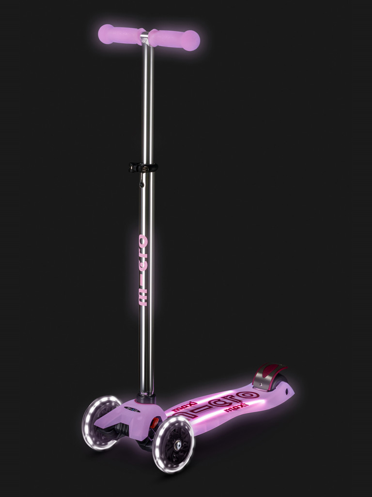 Самокат детский Micro Maxi Deluxe Glow Plus LED
