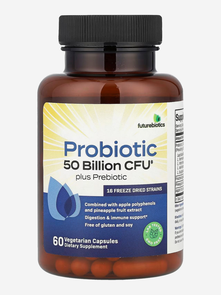 Пробиотик, FutureBiotics, 250 мг, 60 капсул