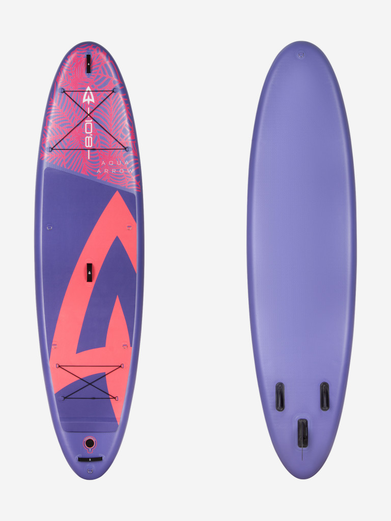 Сап доска надувная Aqua Arrow 10.8 ART Purple Leaf 329х86х15см с полным комплектом