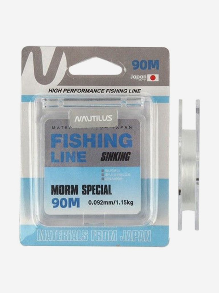 Леска Nautilus TORAY MORM SPECIAL 90м Clean 0,112мм.,1,91кг, 06-42303244