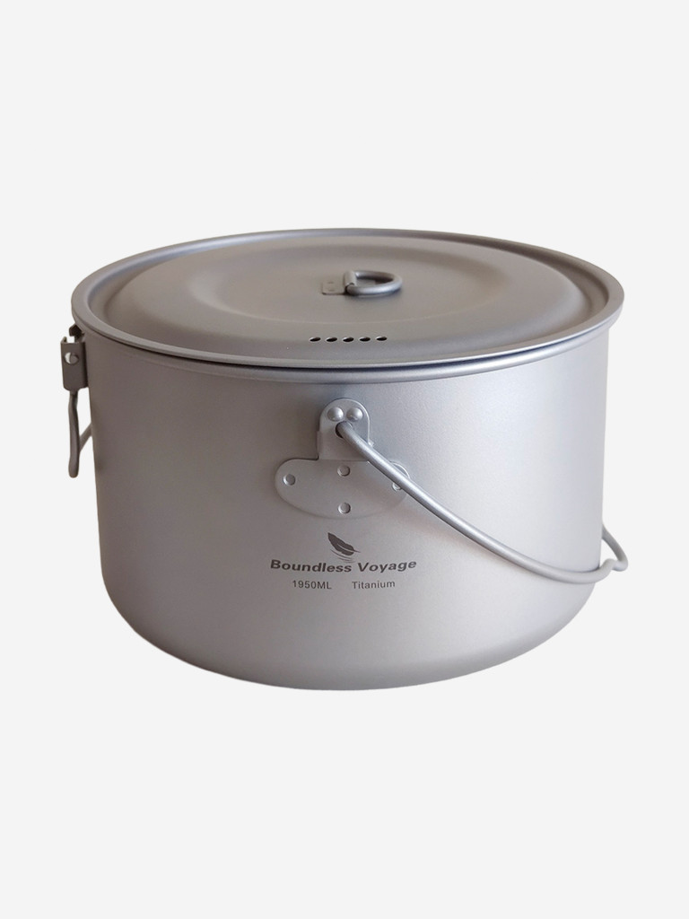 Котелок Boundless Voyage титановый, 1950 мл