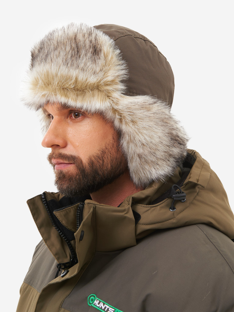 Шапка-ушанка зимняя мужская Huntsman Yukon Ice мембранная