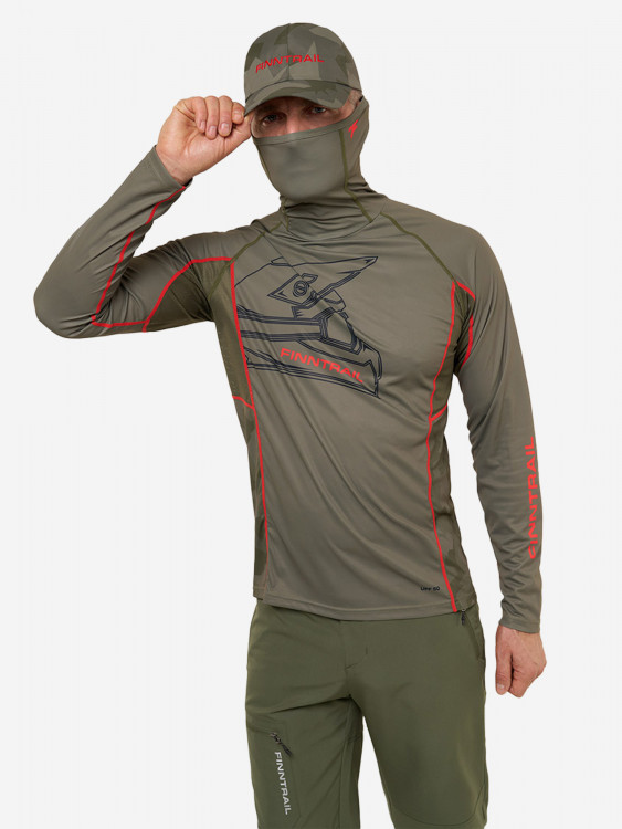 Лонгслив мужской c маской FINNTRAIL Vizard