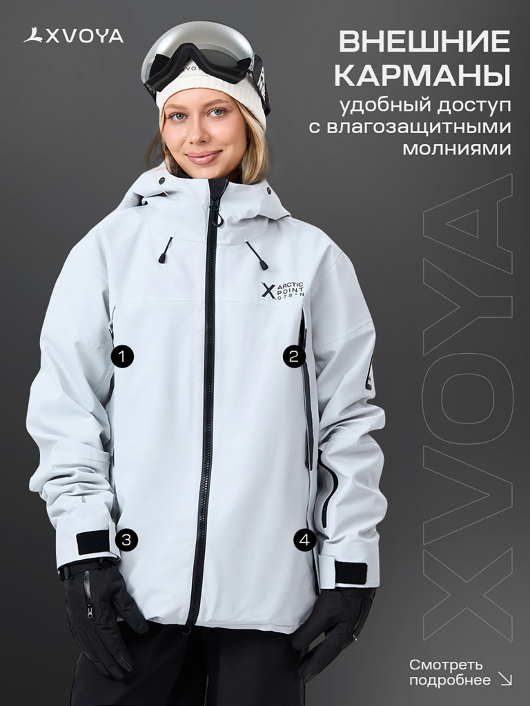 Куртка унисекс XVOYA 3L мембрана