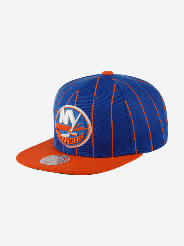 Бейсболка с прямым козырьком MITCHELL NESS HHSS5373-NYIYYPPPBLUE New York Islanders NHL