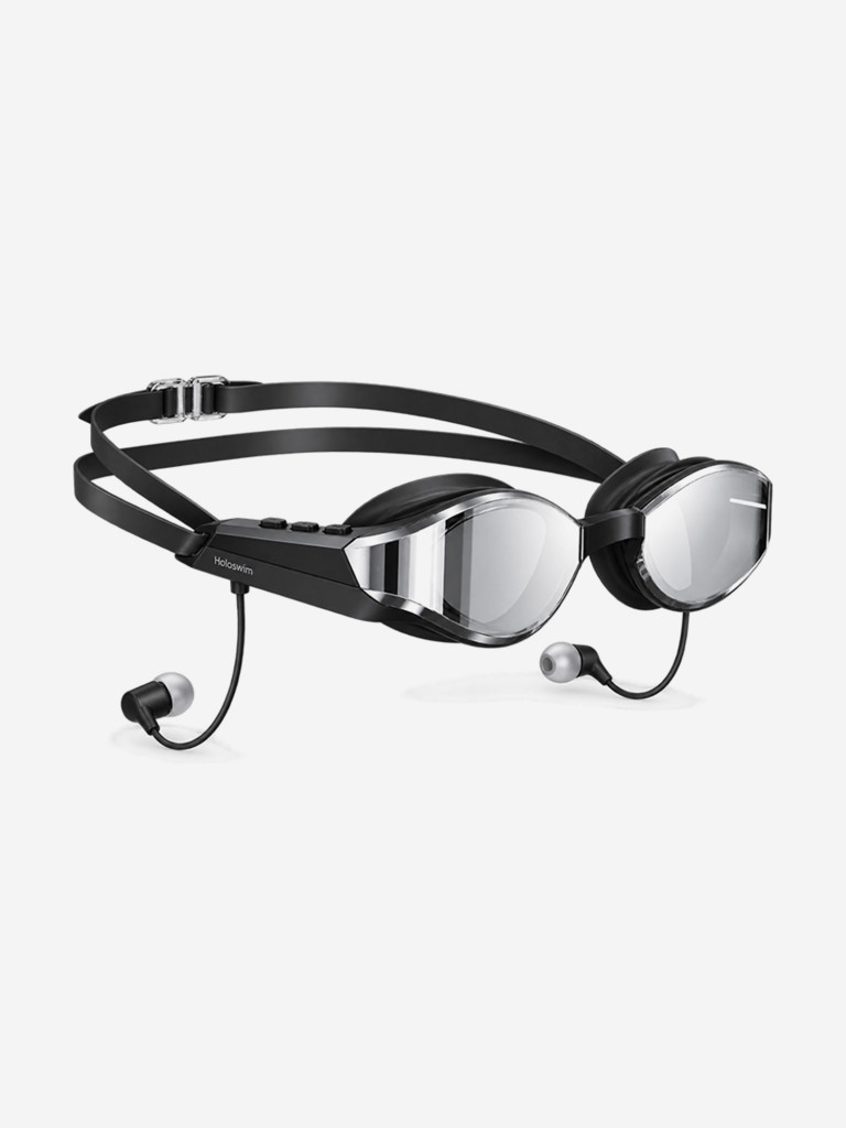 Очки для плавания унисекс Holoswim Solla Wave, 32 ГБ, серебристые