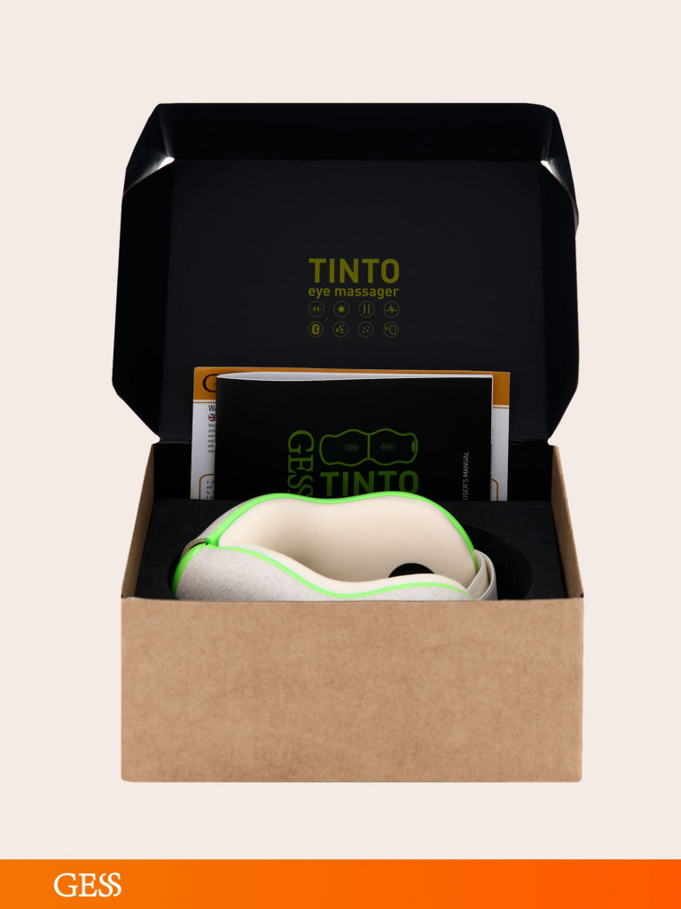 Массажер для глаз GESS TINTO, массажные очки