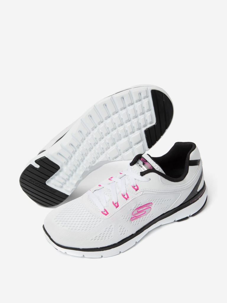 Skechers flex sale appeal white