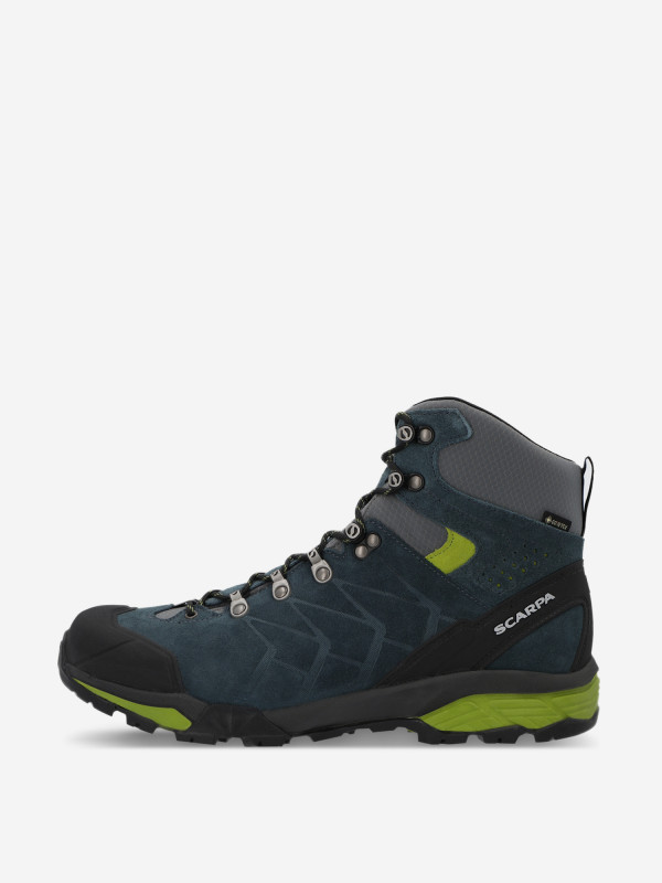 Ботинки мужские Scarpa Zg Trek GTX темно-синий/серый цвет — купить за 29899 руб., отзывы в интернет-магазине Спортмастер