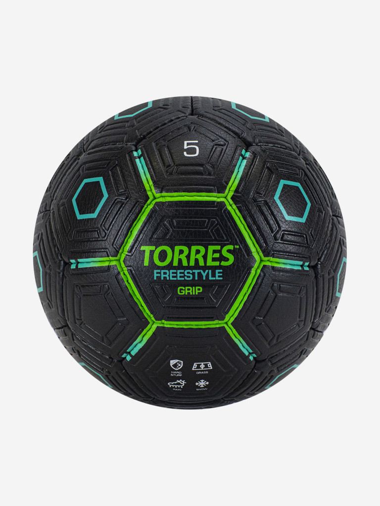 Мяч футбольный Torres Freestyle Grip арт.F320765 р.5 Зеленый цвет — купить  за 2919 руб. со скидкой 17 %, отзывы в интернет-магазине Спортмастер