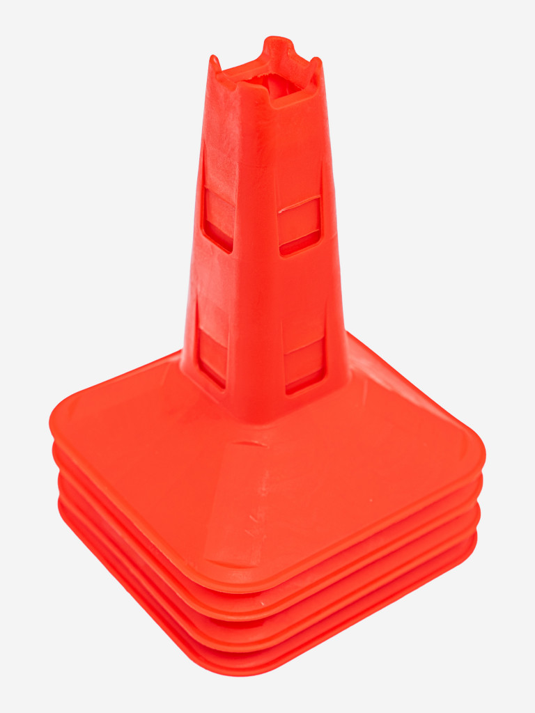 Конусы тренировочные Agility Cones PRO-F, EVA, красный, комплект 4 шт.
