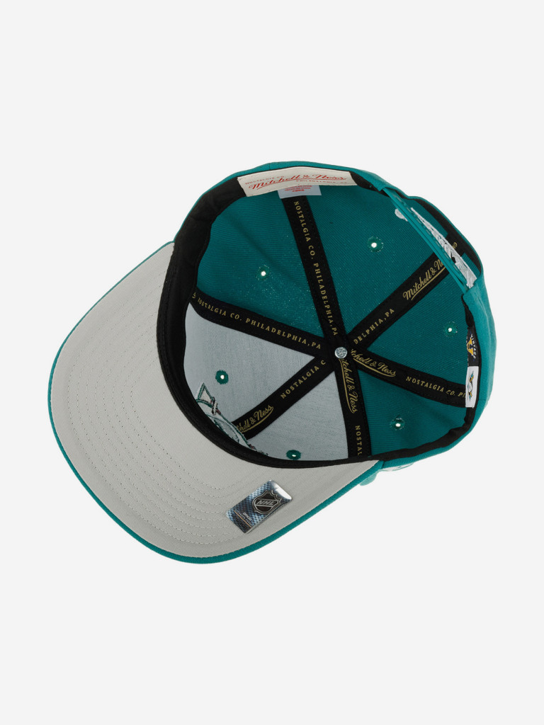 Бейсболка MITCHELL NESS HP8010-ADUTEAL Anaheim Ducks NHL (зеленый)