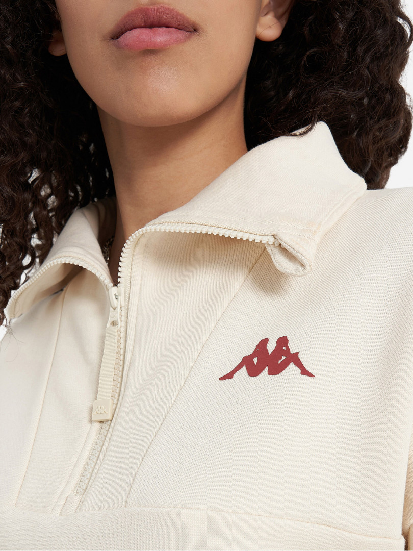 Толстовка женская Kappa 30991510299 Бежевый, размер 42, 44,50, 52,46, 48, фото 5