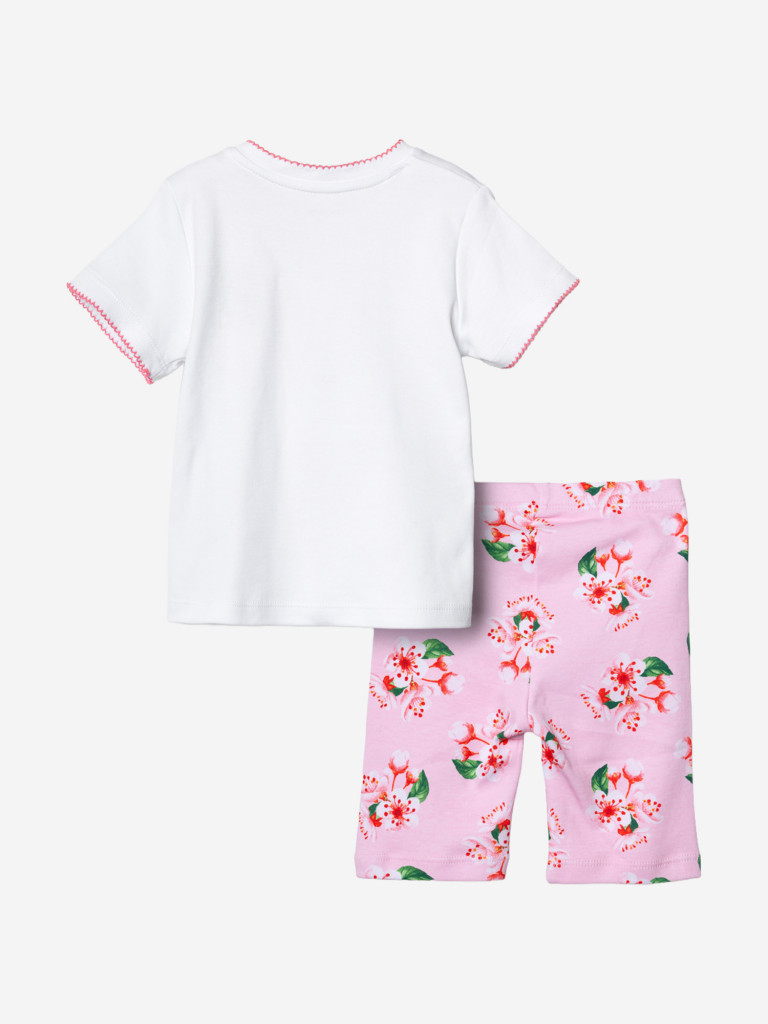 Комплект для девочек: футболка, легинсы укороченные PlayToday