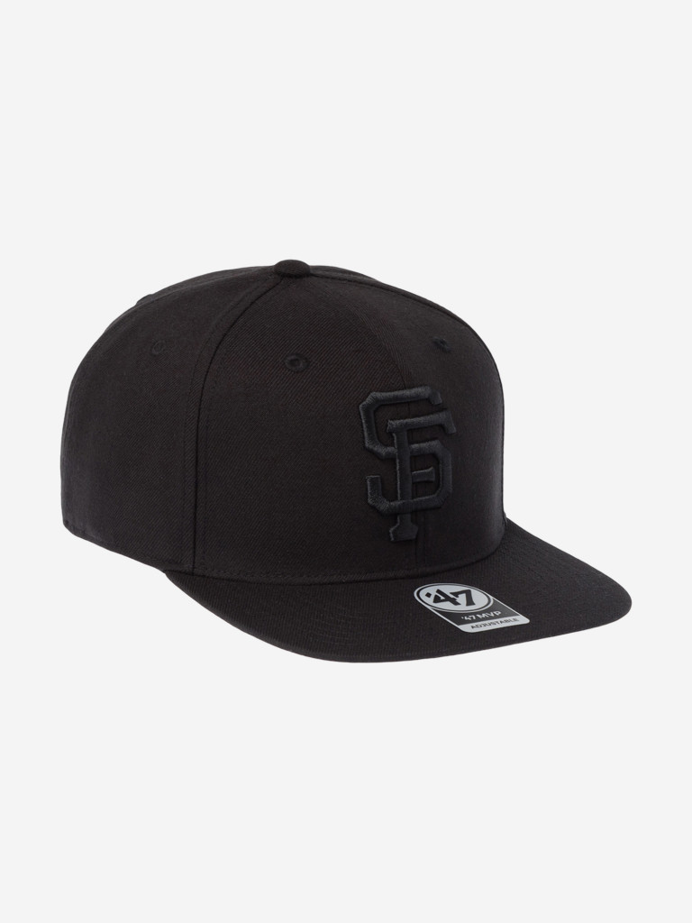 Бейсболка с прямым козырьком 47 BRAND B-NSHOT22WBP-BKBK San Francisco Giants MLB