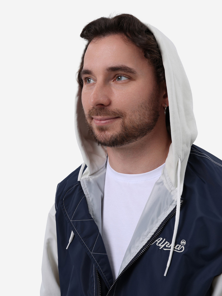 Ветровка мужская L-2B Hooded Relaxed Varsity Alpha Industries