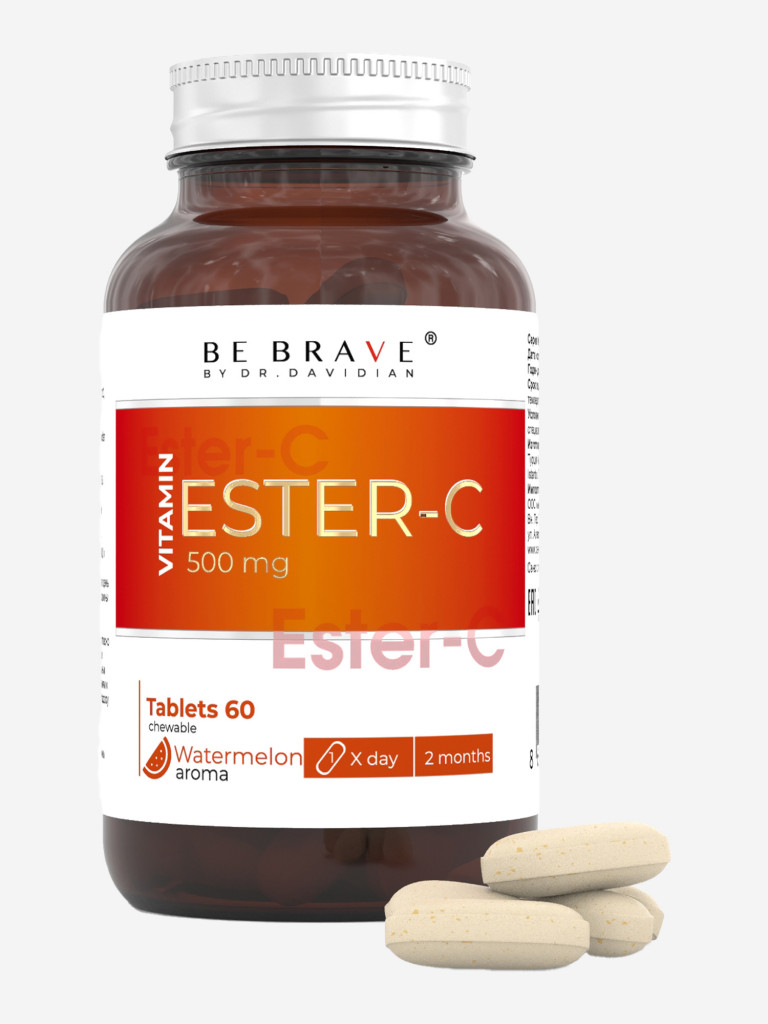 Витамин BE BRAVE ester-c, 60 шт