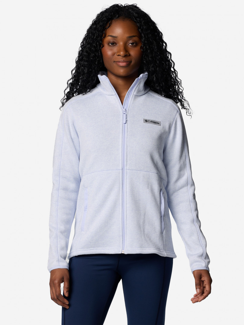 Джемпер флисовый женский Columbia Sweater Weather Full Zip II, Голубой