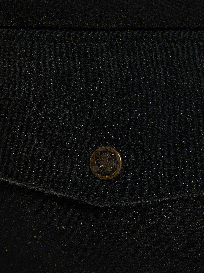 фото Парка мужская fjallraven singi wool, черный